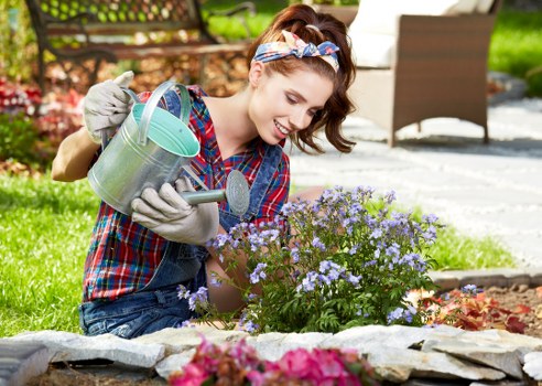 Neatly cut grass and edging in a Winchmore Hill lawn care setting