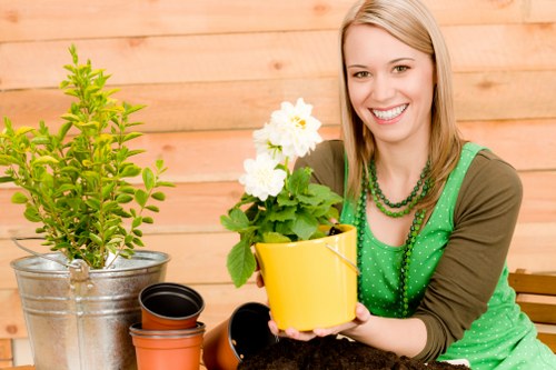 Seasonal maintenance by local gardeners